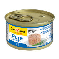 Wet dog food gimdog pure delight chicken with beef 85 g: prices from 94 ₽ buy inexpensively in the online store