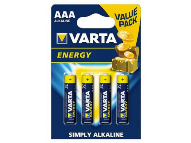 AAA tipo baterija - Varta Energy 4103 LR03 (4 vnt.) 12693
