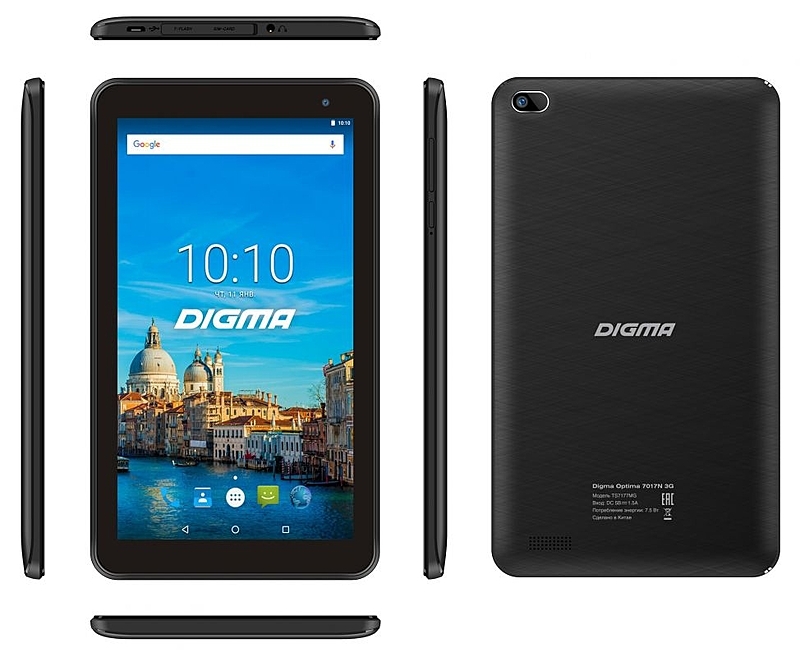 Tablet Digma Plane 8595 3G SC7731E שחור