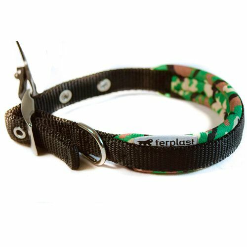 Halsband voor honden FERPLAST Daytona Fantasy C20 / 43 zwart, nylon