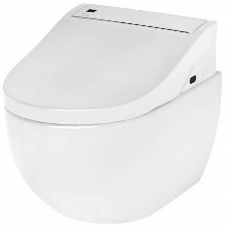 Wall hung toilet with electronic bidet cover Am. Pm Awe C111739SC