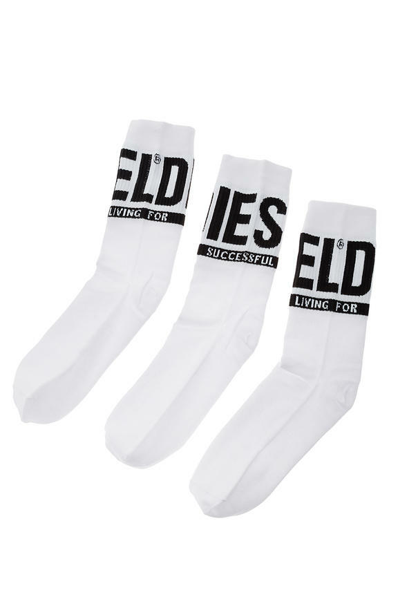 Komplet muških čarapa DIESEL 00SAYJ 0QATV E4124 bijeli S