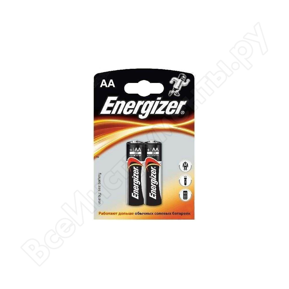 Alkaliskt batteri LR6 AA Max 1.5V BL / 2 Energizer 7638900411393
