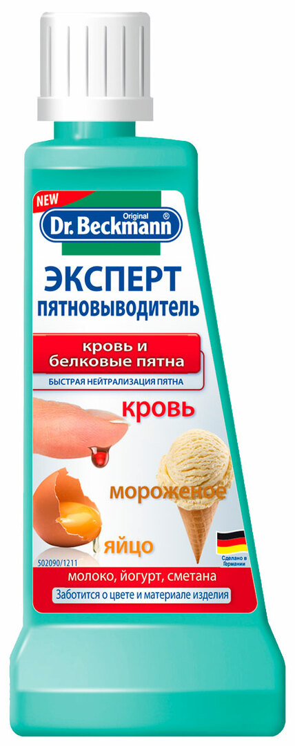 Odstraňovač skvrn Dr. Expertní krev a proteinová barviva Beckmann 50 ml