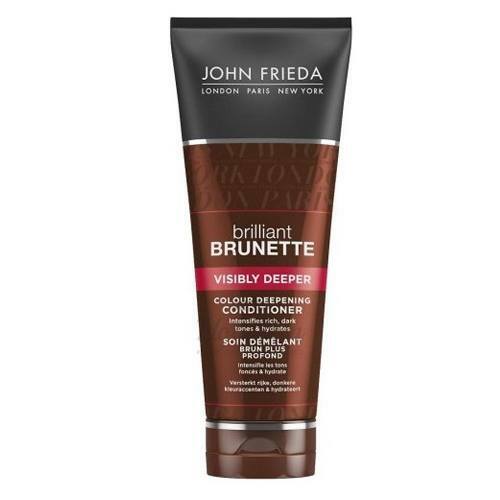 Conditioner to protect hair color and hydration JOHN FRIEDA BRILLIANT BRUNETTE VISIBLY DEEPER CONDITIONER
