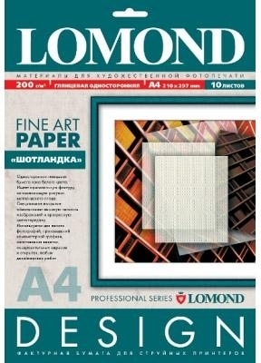 Lomond papír 0921041 A4 / 200g / m2 / 10l. matt \