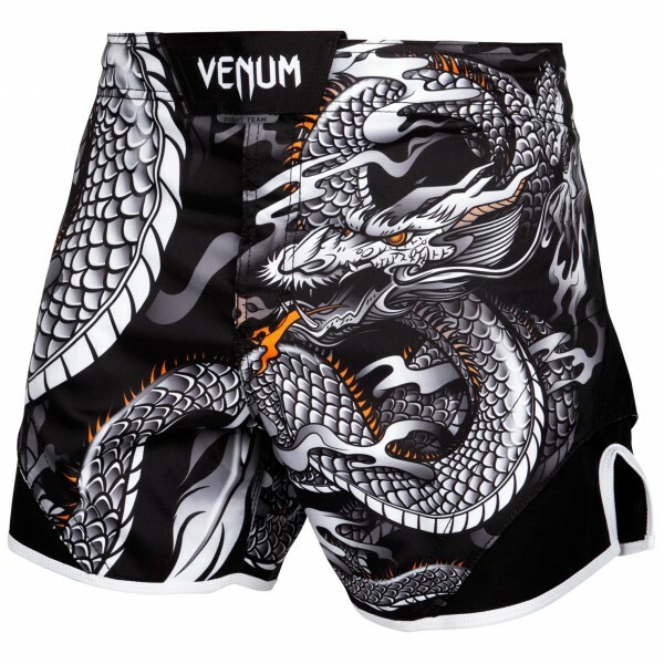 Venum Dragons Flight MMA šortky černé / bílé Venum