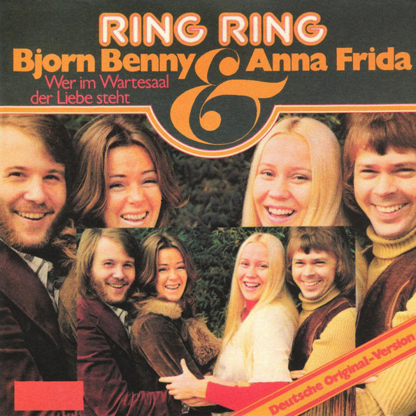 Schallplatte ABBA Ring Ring + Wer Im Wartesaal Der Liebe Steht (7 \