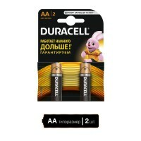 Duracell Basic AA LR6 fingerbatterier, 2 stk