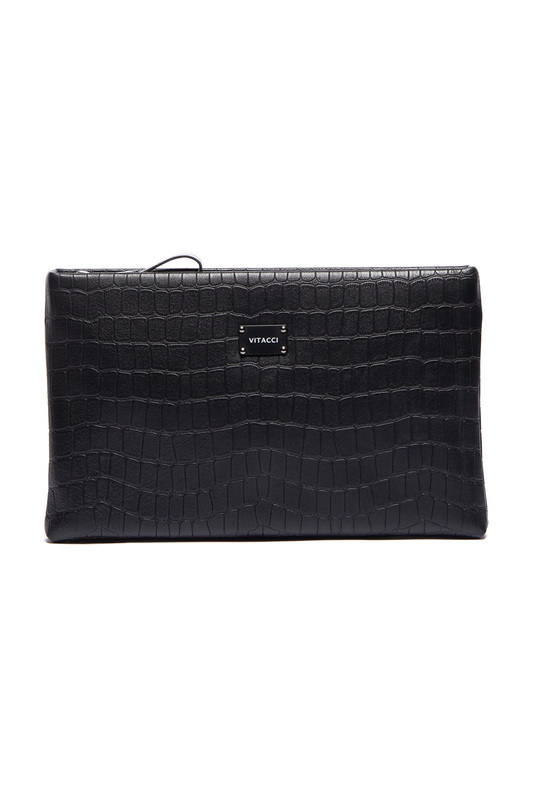 Men's purse black VITACCI BJ0204