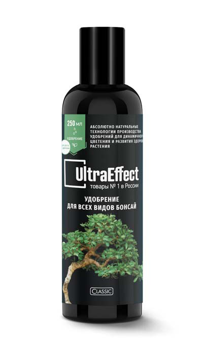 Hnojivo pre všetky druhy bonsai UltraEffect Classic 250ml