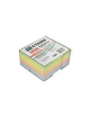 Bloque-cubo 90 * 90 * 45 (90 * 90 * 50) color, capa boxeo, transparente, Stamm