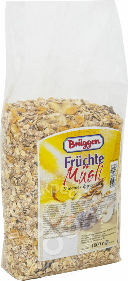 Müsli Bruggen s ovocím 1 kg