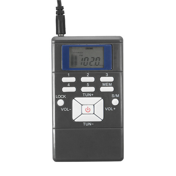 Mini dažnio moduliavimo radijo skaitmeninio signalo apdorojimo nešiojamasis imtuvas
