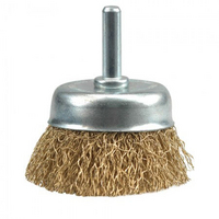 Hobbi Brush Cup, for drill, with pin, 65 mm