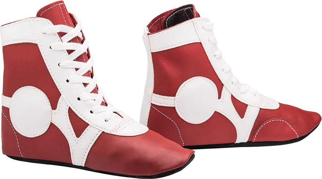 Rusco Sport SM-0102 chaussures de lutte, rouge, 46