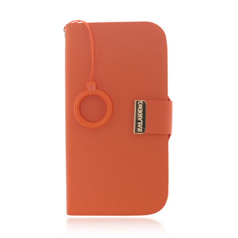 Unikalne Etui KLD z Podpórką do Samsung Galaxy S4 - Pomarańczowe