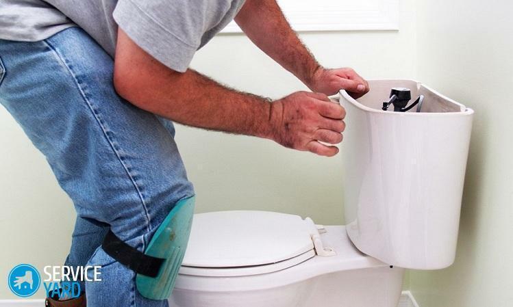 Hoe de wc-pot binnen schoon te maken?