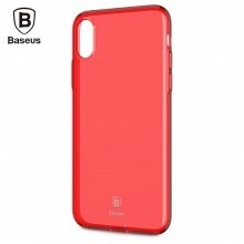 Baseus Simple Series Pluggy Case TPU Back Cover voor iPhone X