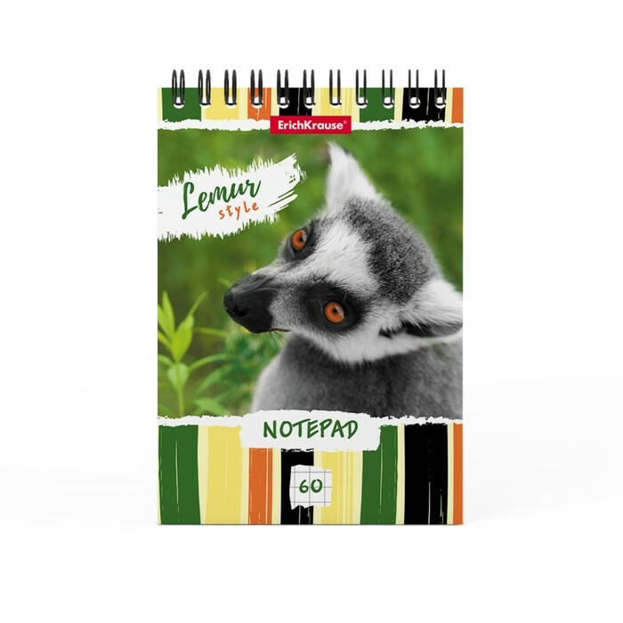 Notesblok A6 60l cl på toppen ErichKrause Lemur Style 49664