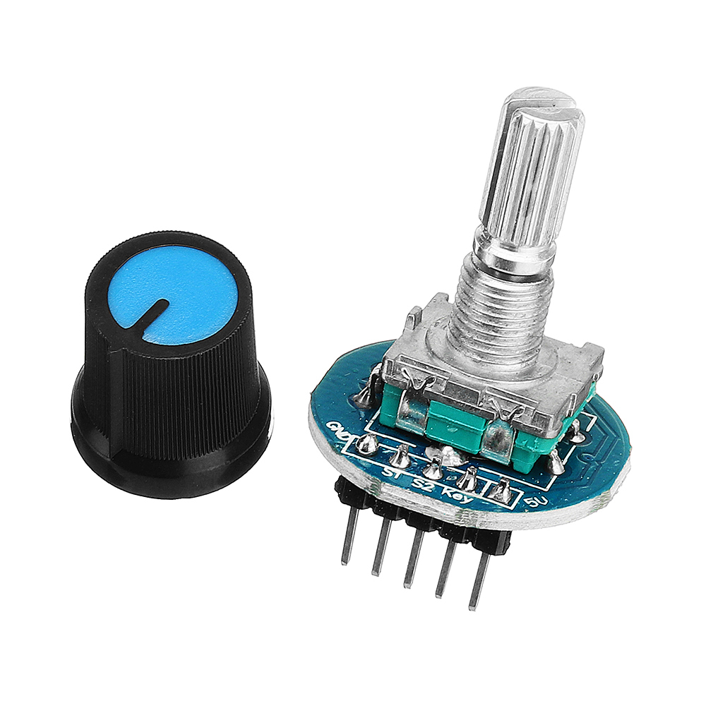 Couvercle de bouton de potentiomètre rotatif Module de décodeur de récepteur de commande numérique Module Geekcreit avec encodeur rotatif pour Arduino - produit