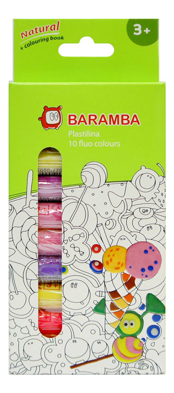 Plasticine BARAMBA 10 kleuren