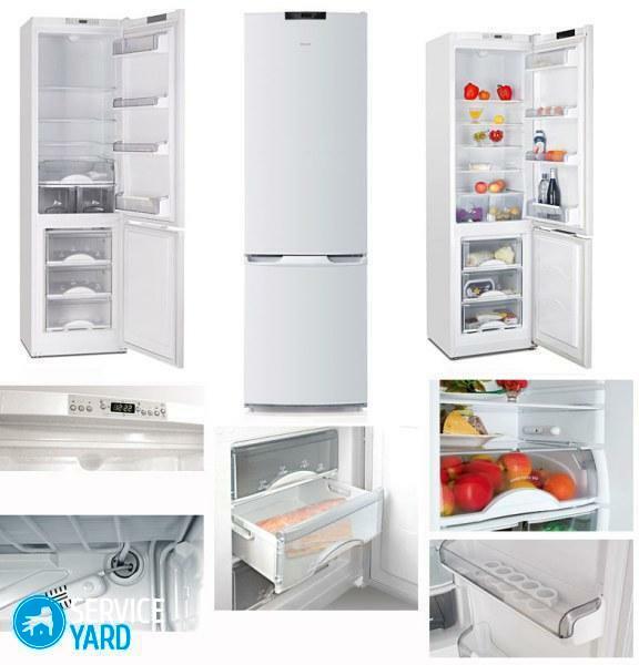 Buzdolabının buzunu çözme - "Atlant" iki odalı
