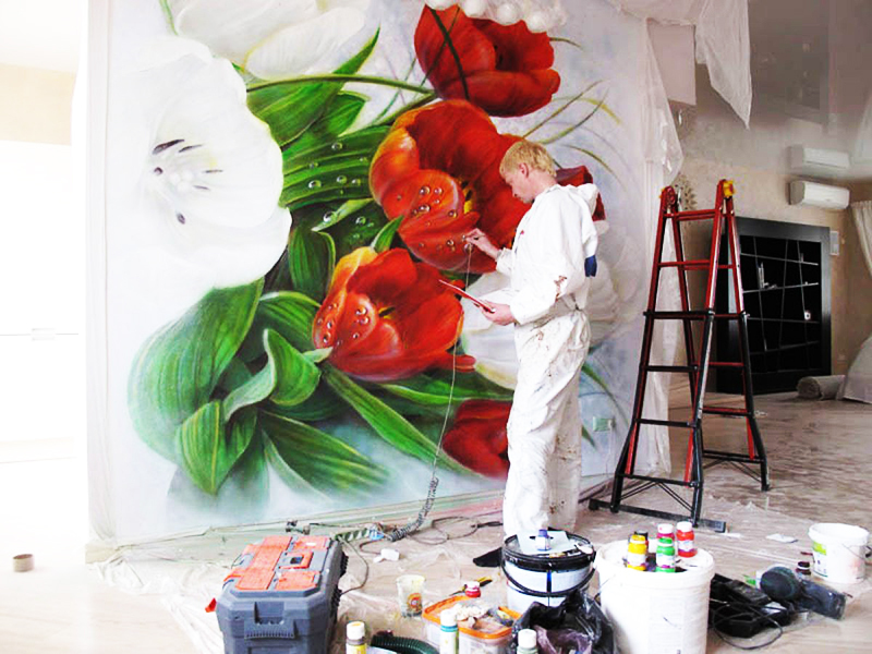 Peignons la vie avec des couleurs vives, ou Qu'est-ce que la peinture acrylique pour murs et plafonds