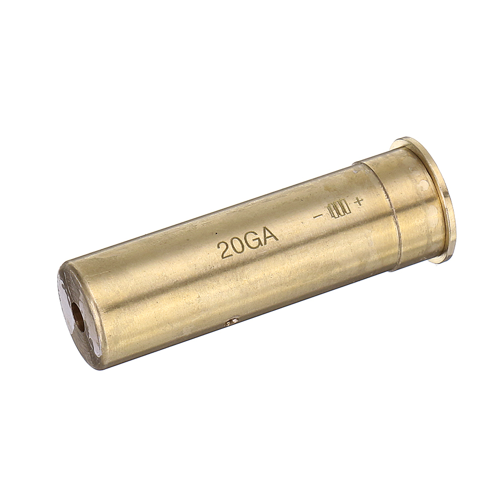 Kaliiperi 20GA lasersavukkeensytytin Red Sight Brass Cartridge Calibrator