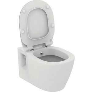 Pie sienas piestiprināms tualetes pods Ideal Standard Connect ar bidē funkciju, ar pacelšanas sēdekli (E781901, E712701)