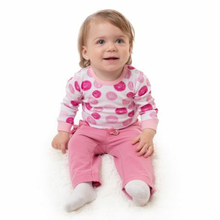 Children's knitted trousers for girls