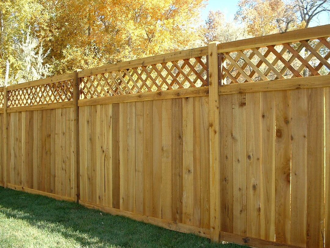 sectional fence made of wood photo ideas