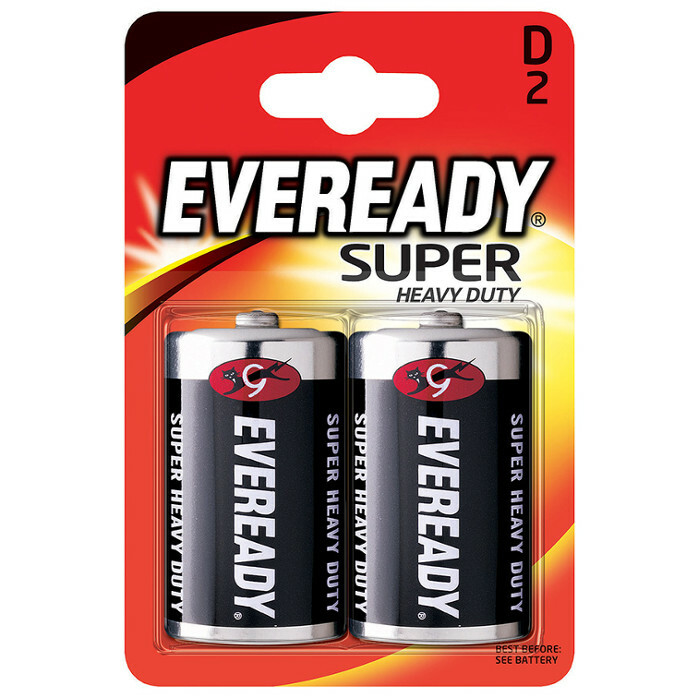 Baterie D - Energizer Eveready Super R20 Ni -MH (2 kusy) E301155800 / 11645