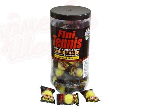 Chewing-gum Balles de tennis géantes fourrées Fini 16 gr.