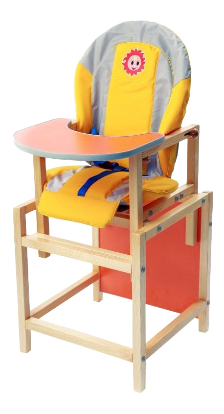 Krzesełko do karmienia Wilt Sun żółte