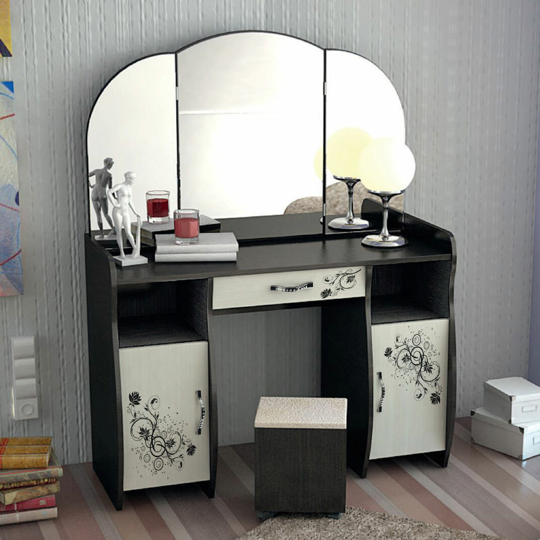 dressing table with a mirror for the hallway