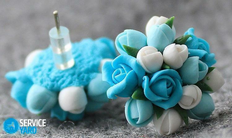 How to make earrings from polymer clay?