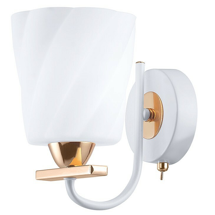 Wandkandelaar ID lamp Clarksville 380/1A-Witgoud