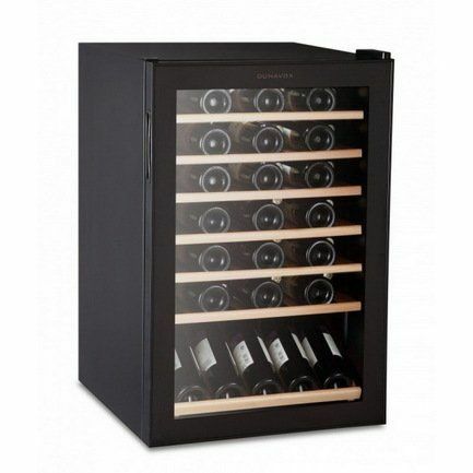 Dunavox Wine cabinet (130 l), 48 bottles, black DX-48.130KF Dunavox