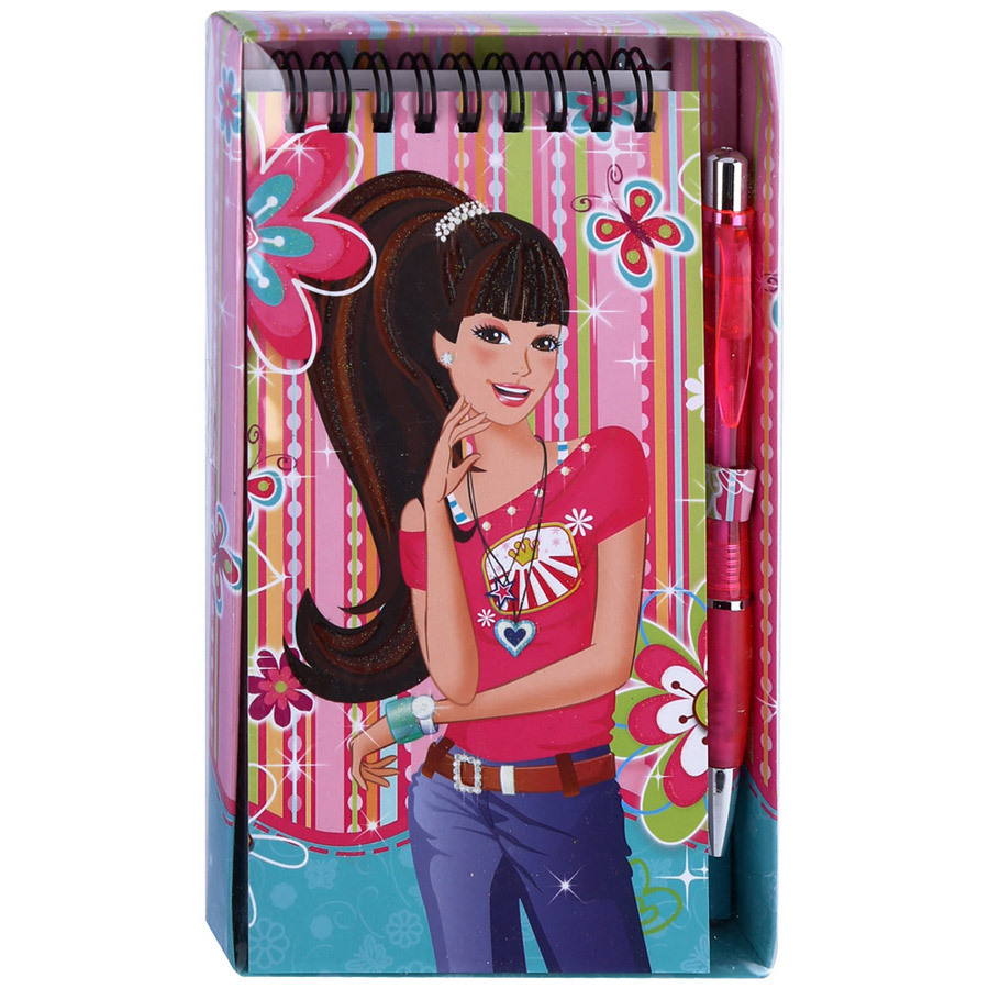Brauberg notebook Şık kız A6 + 80l + kalem