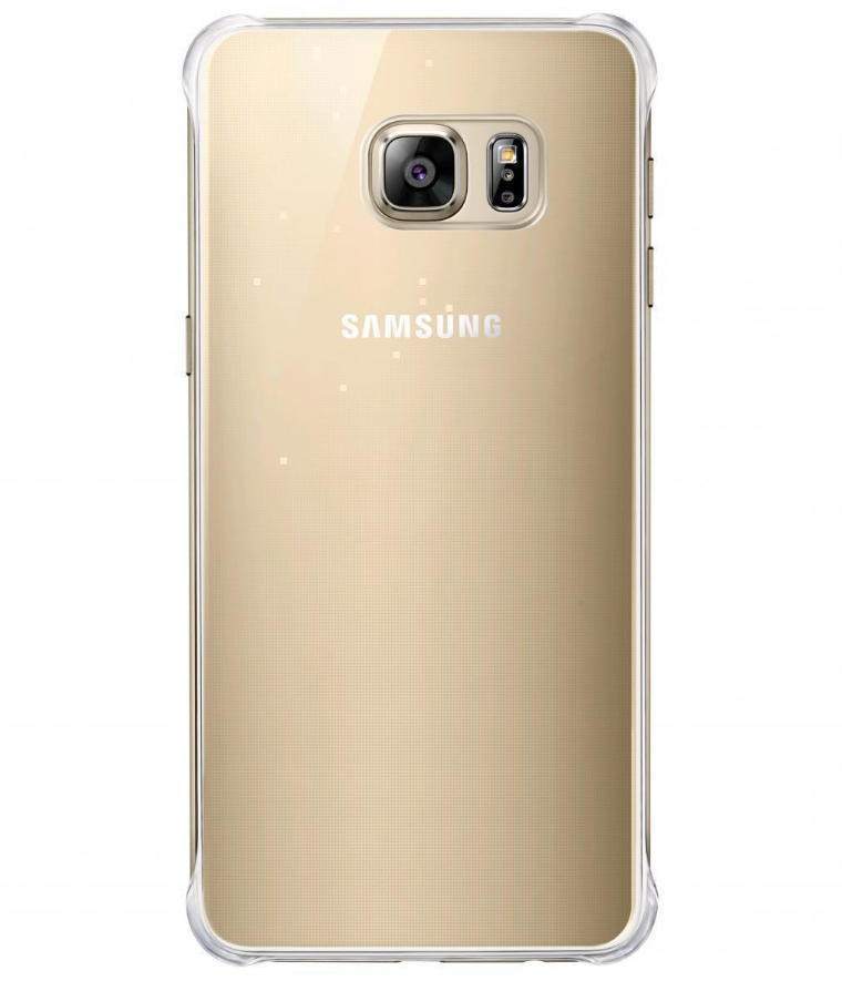 Bagcover i silikone til Samsung Galaxy S6 med kofanger (guld)