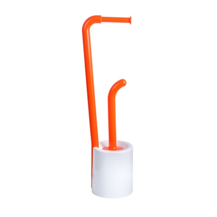 Bodenständer Fixen FX-7032-93, Papierhalter, Halskrause, orange Farbe