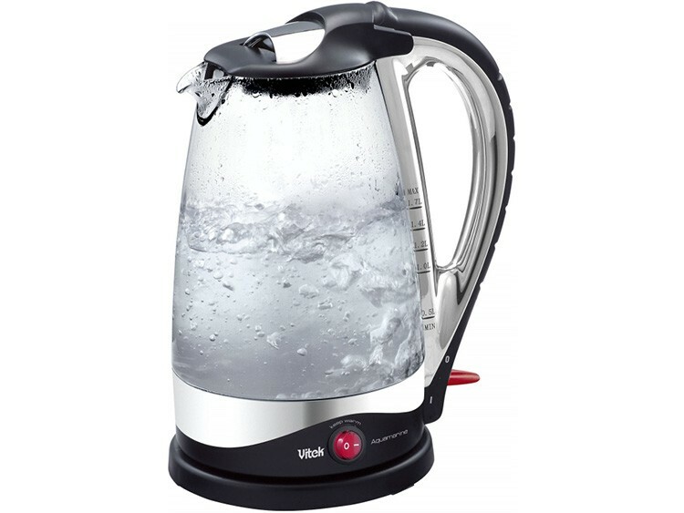 How can you glue the glass on an electric kettle
