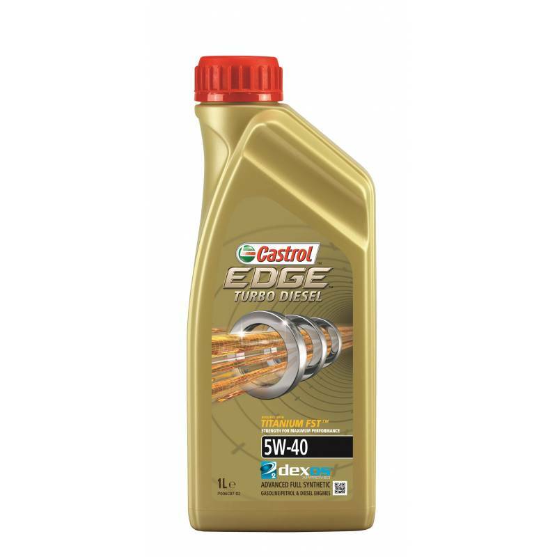 Castrol EDGE TURBO DIESEL 5W-40 synthetische motorolie 1l
