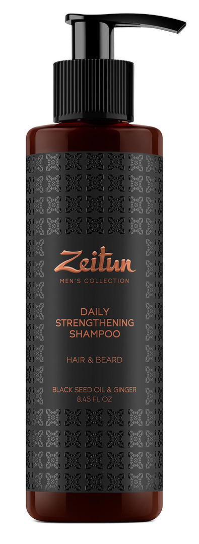 Saç ve sakal için güçlendirici şampuan, erkekler için 250 ml