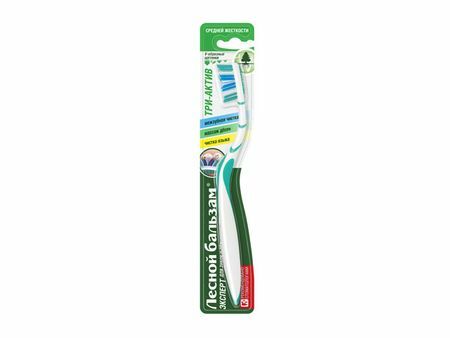 Tooth brush. FOREST BALM Tri-Active medium