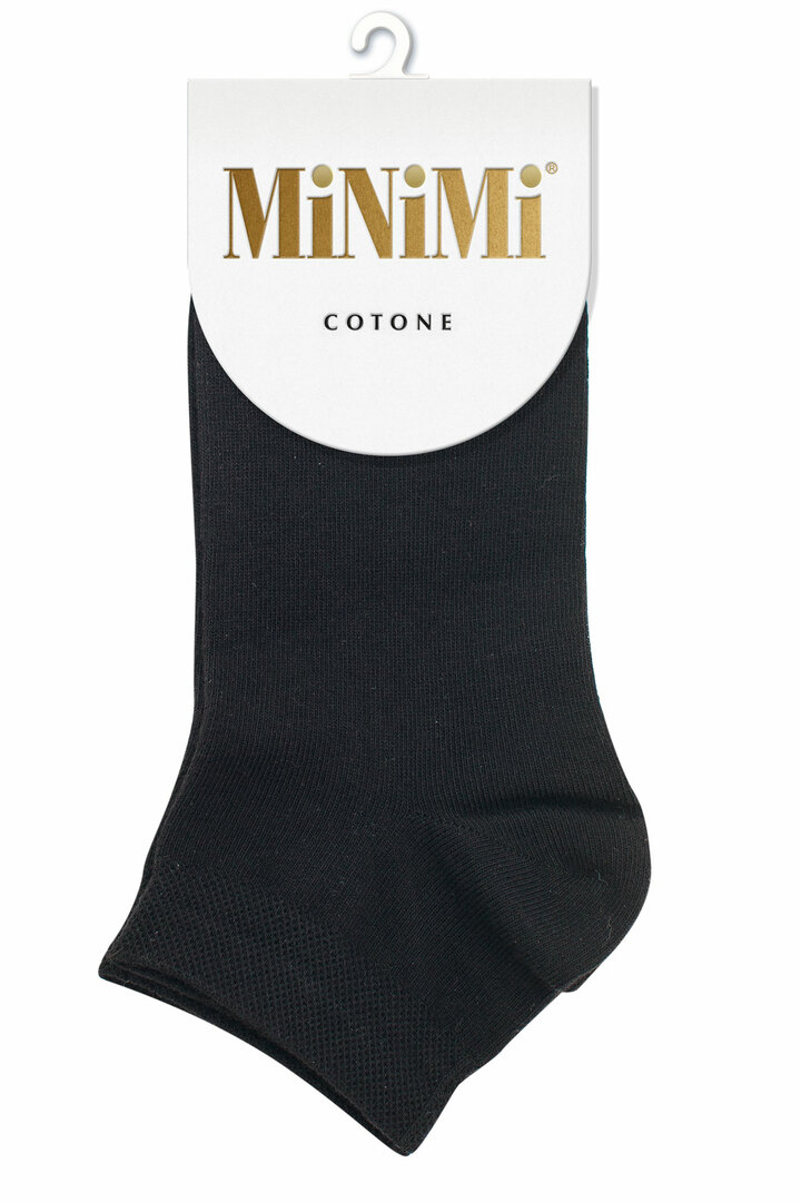 Ženske nogavice MiNiMi MINI COTONE 12019-41 črne 39-41