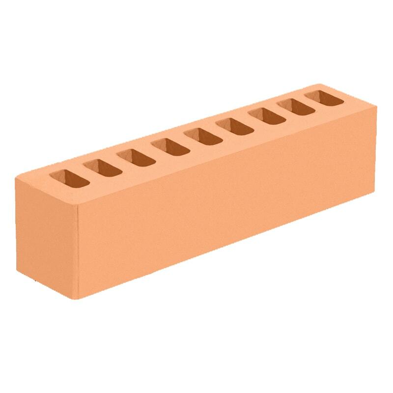 Golitsynsky 250x60x65 mm, Brick facing block smooth (straw)