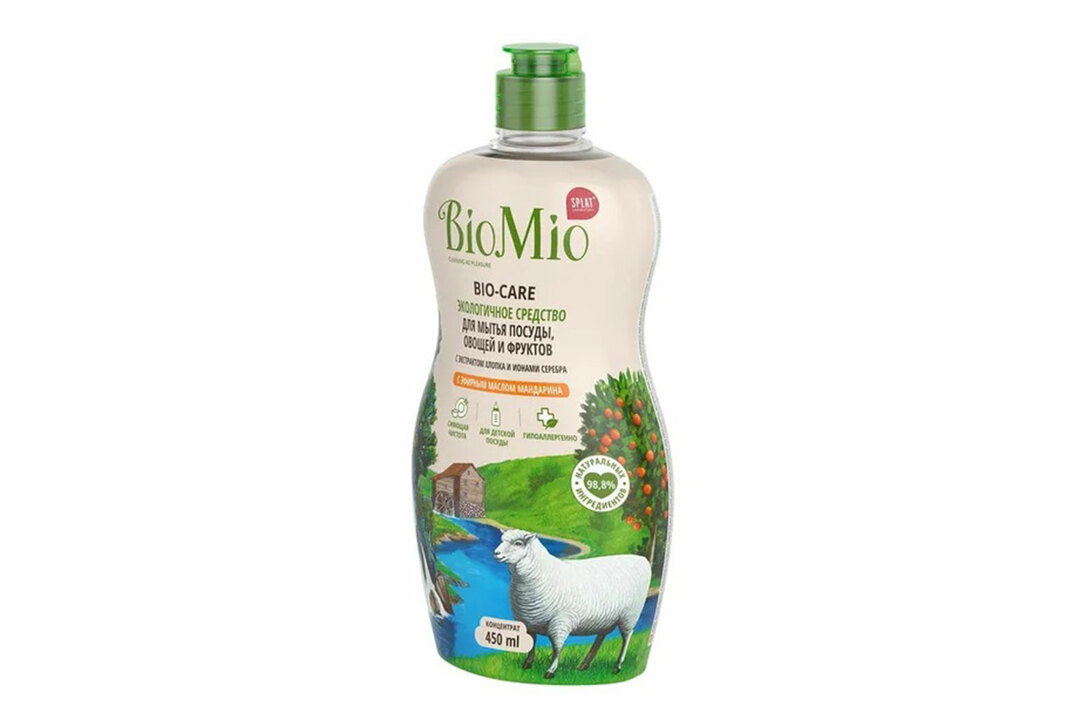 BioMio Afwasmiddel met Mandarijn Essentiële Olie 450 ml