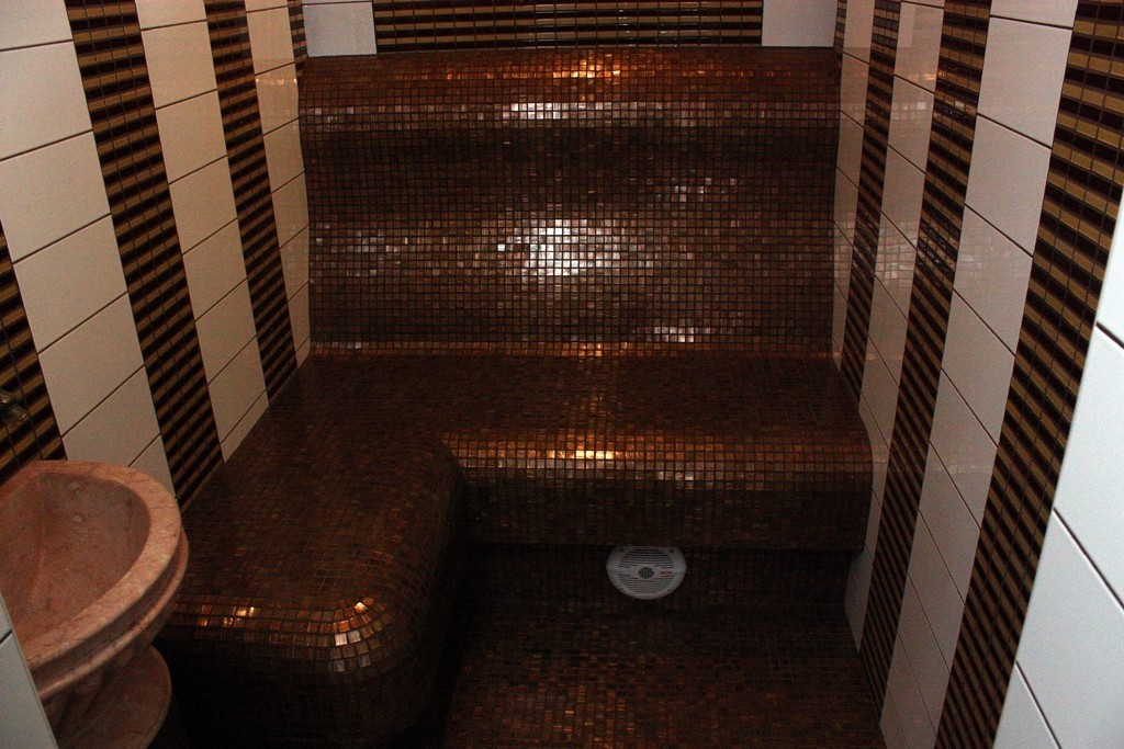 baño turco en un apartamento de la ciudad